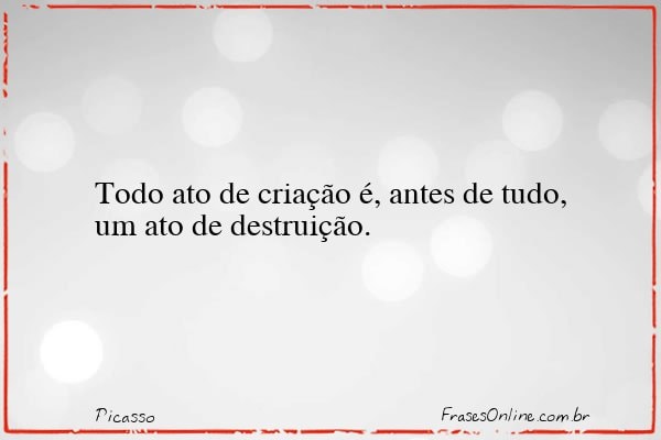 Frase de Picasso
