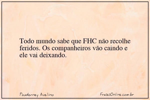 Frase de Pauderney Avelino