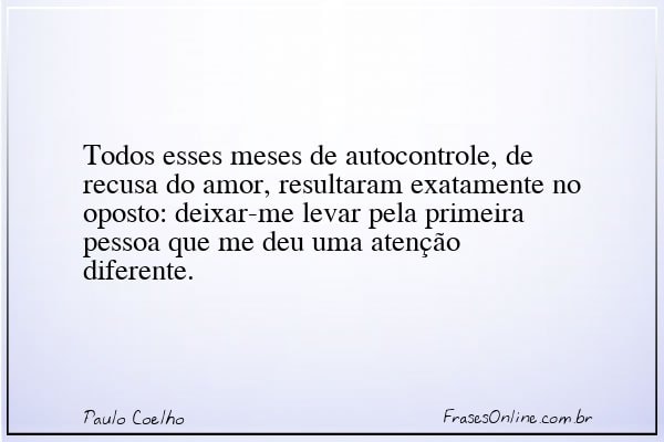 Frase de Paulo Coelho