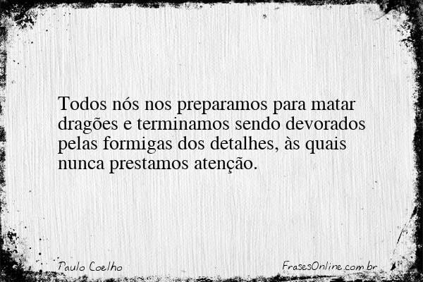 Frase de Paulo Coelho