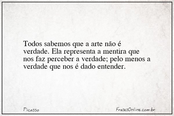 Frase de Picasso