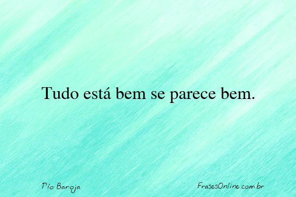 Frase de Pío Baroja