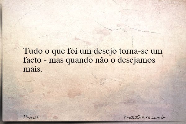 Frase de Proust