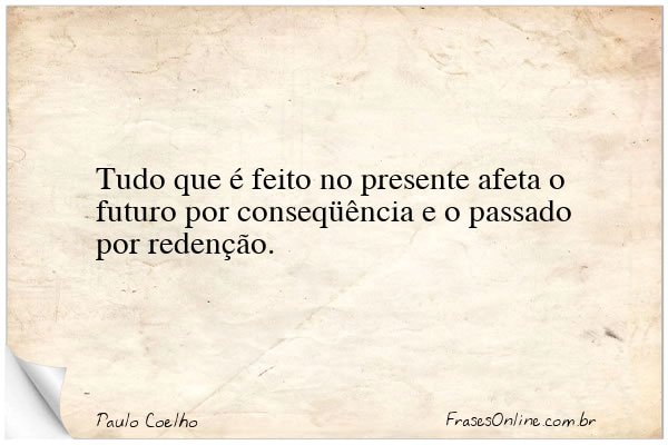 Frase de Paulo Coelho