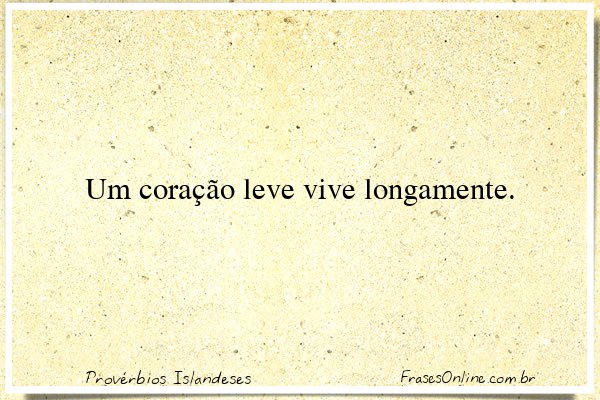Frase de Provérbios Islandeses