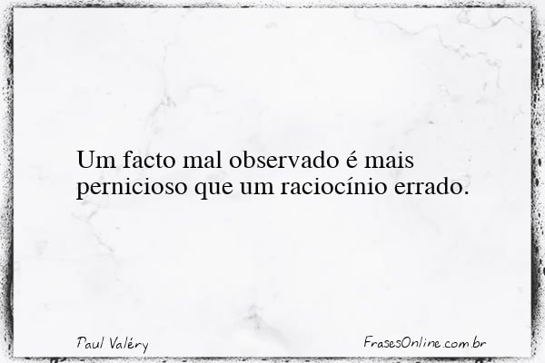 Frase de Paul Valéry