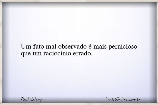 Frase de Paul Valéry