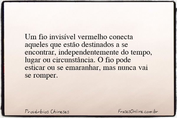 Frase de Provérbios Chineses