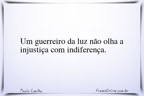 Frase de Paulo Coelho