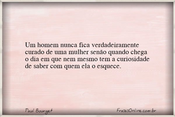 Frase de Paul Bourget