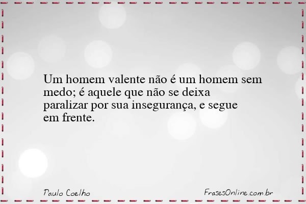 Frase de Paulo Coelho