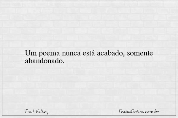Frase de Paul Valéry