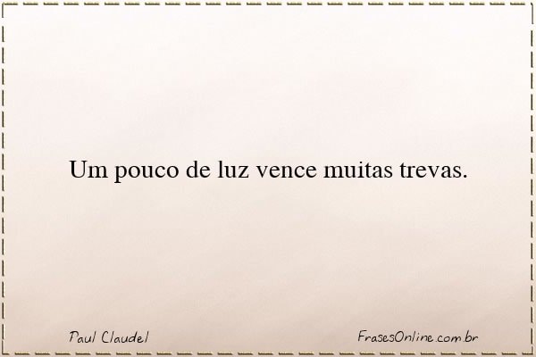 Frase de Paul Claudel