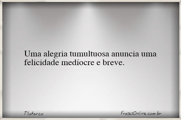 Frase de Plutarco