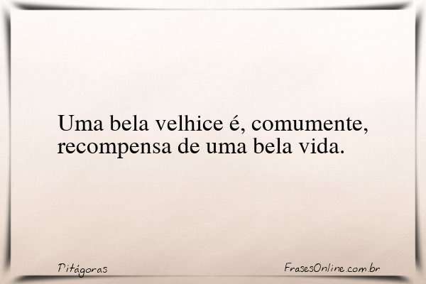 Frase de Pitágoras