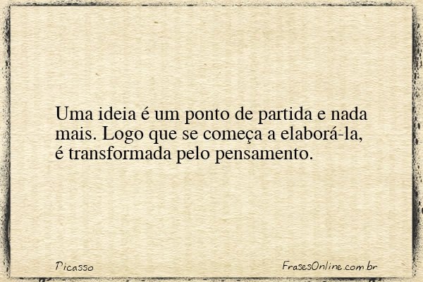 Frase de Picasso