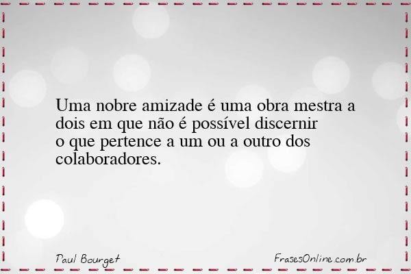 Frase de Paul Bourget