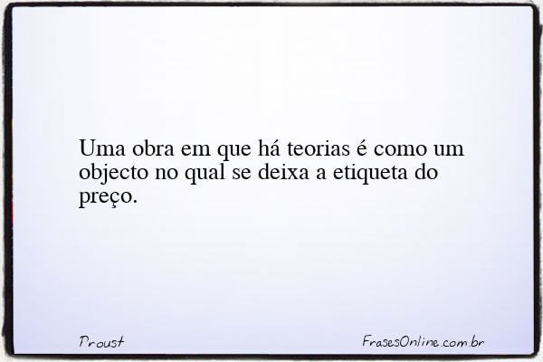 Frase de Proust