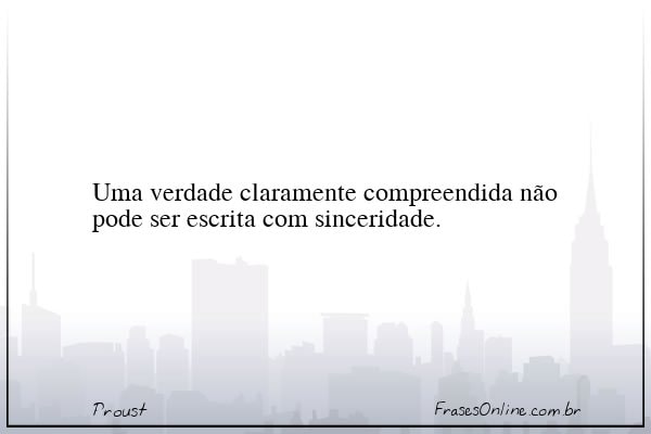 Frase de Proust