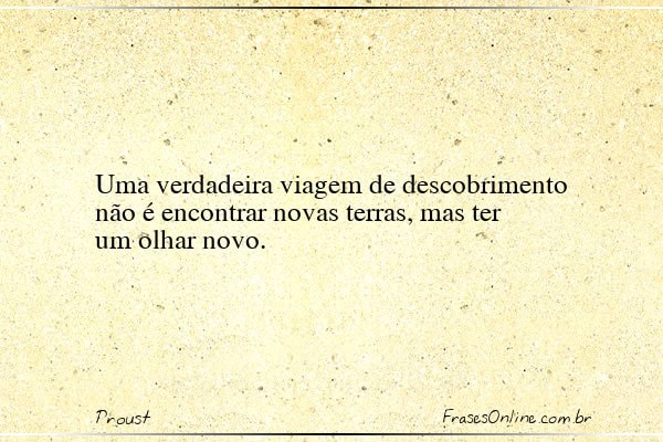 Frase de Proust