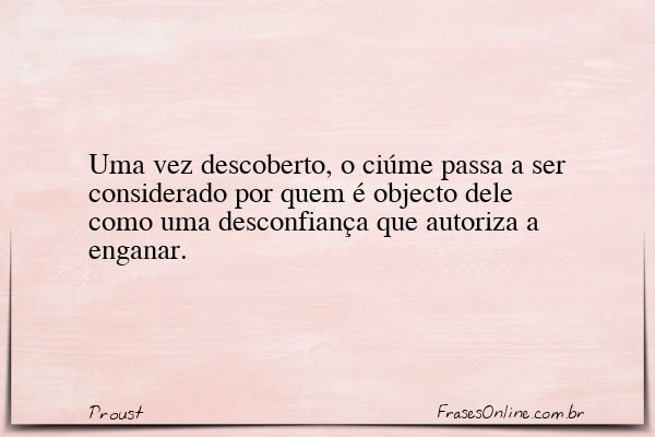 Frase de Proust
