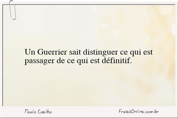Frase de Paulo Coelho