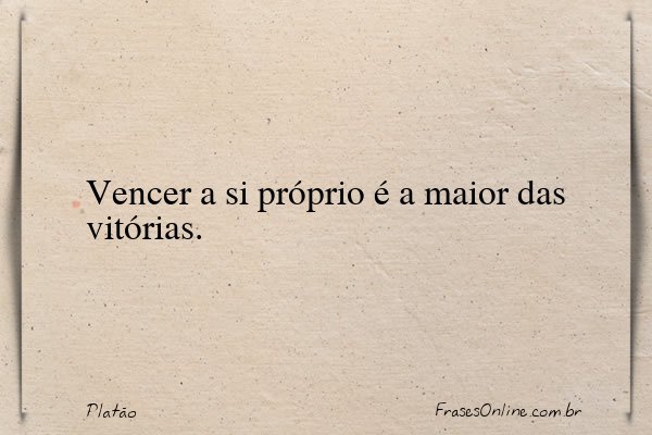 Frase de Platão