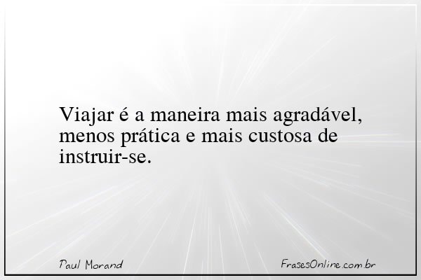 Frase de Paul Morand