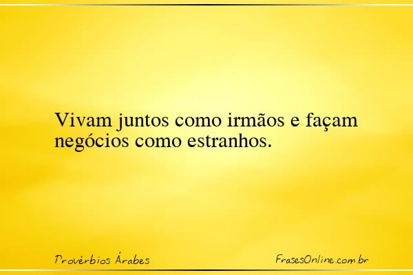 Frase de Provérbios Árabes
