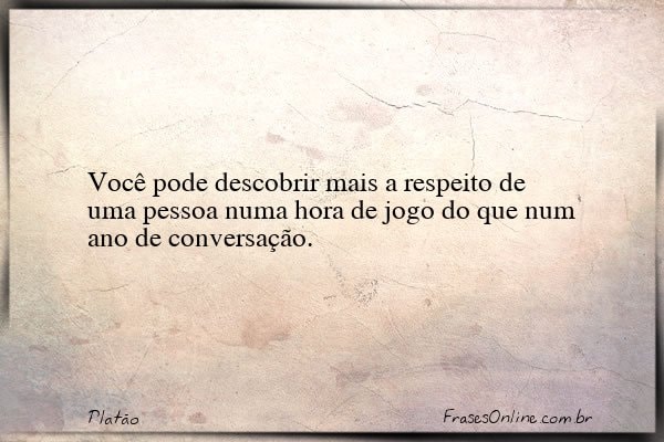 Frase de Platão