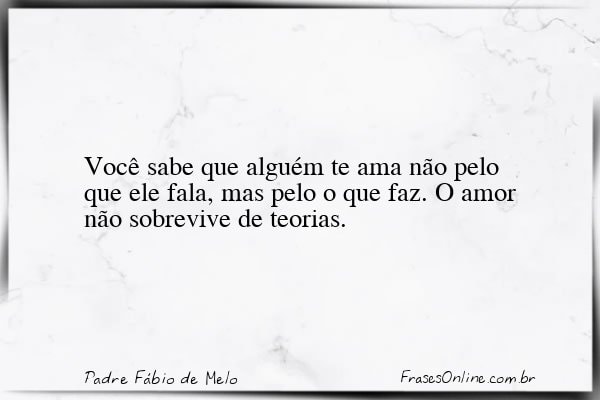 Frase de Padre Fábio de Melo