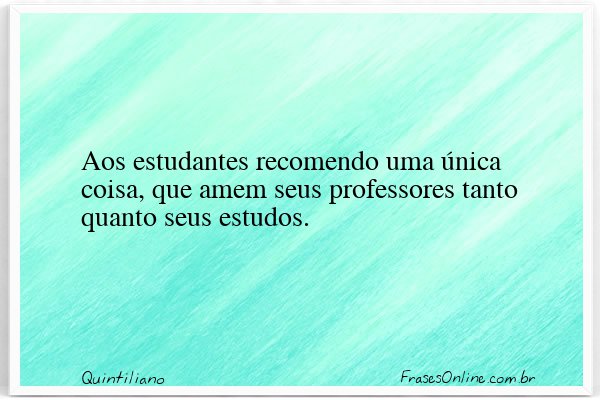 Frase de Quintiliano