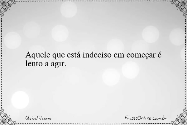 Frase de Quintiliano