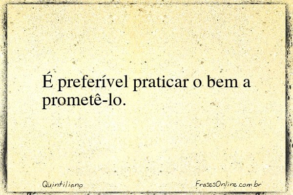 Frase de Quintiliano