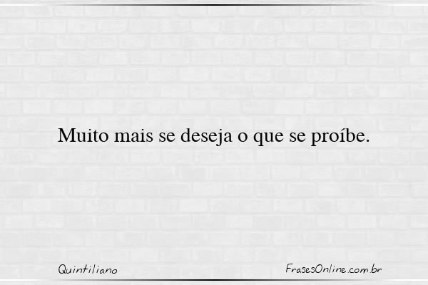 Frase de Quintiliano