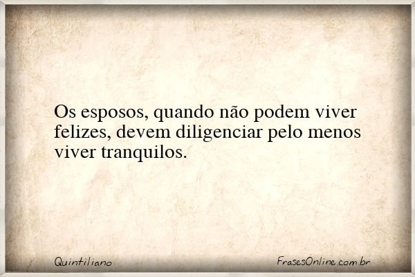 Frase de Quintiliano