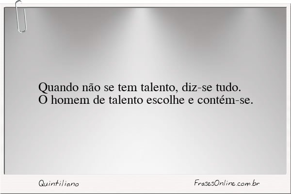 Frase de Quintiliano