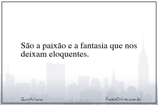 Frase de Quintiliano