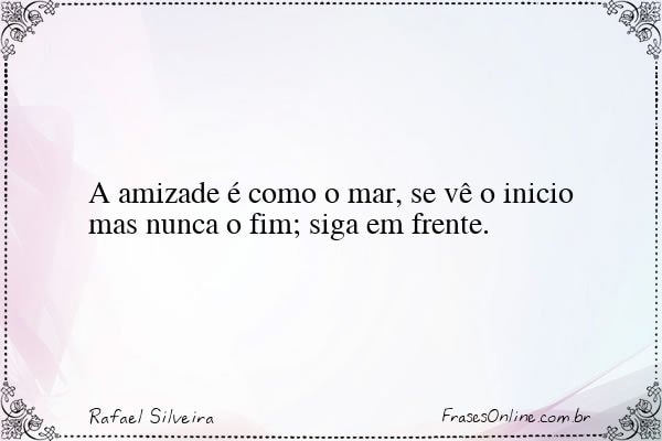 Frase de Rafael Silveira