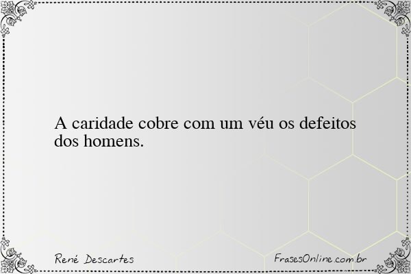 Frase de René Descartes