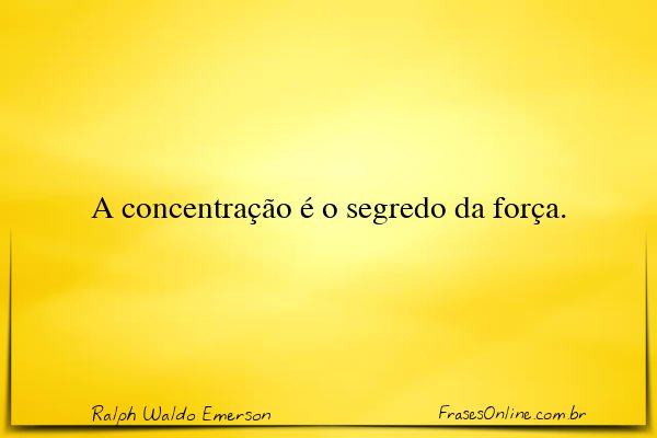Frase de Ralph Waldo Emerson