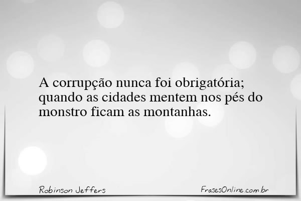Frase de Robinson Jeffers