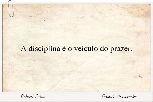 Frase de Robert Fripp