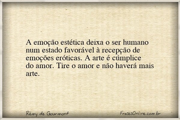 Frase de Rémy de Gourmont