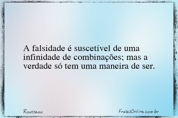 Frase de Rousseau