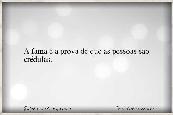 Frase de Ralph Waldo Emerson