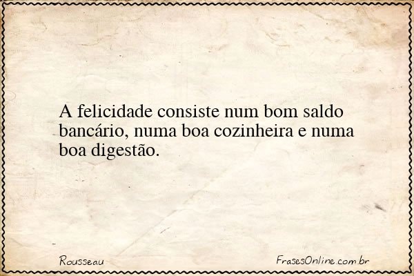 Frase de Rousseau