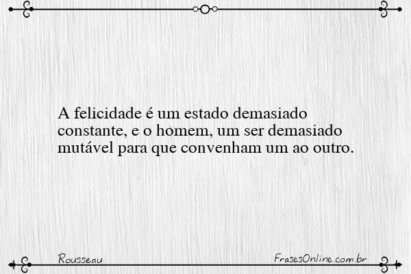 Frase de Rousseau