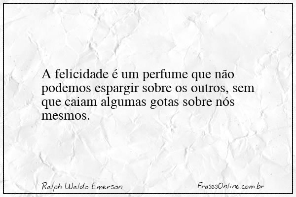 Frase de Ralph Waldo Emerson
