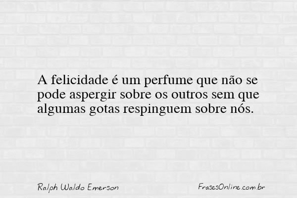 Frase de Ralph Waldo Emerson